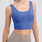 Scoop Neck Wide Strap Active Tank