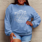 Simply Love Full Size 2024 Round Neck Dropped Shoulder Sweatshirt