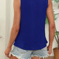 Cutout Round Neck Tank