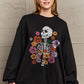 Simply Love Simply Love Full Size Flower Skeleton Graphic Sweatshirt