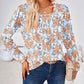 Full Size Square Neck Long Sleeve Blouse