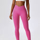 Slim Fit Wide Waistband Sports Leggings