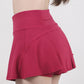 High Waist Pleated Active Skirt