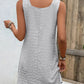 Asymmetrical Neck Sleeveless Dress