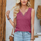 Heathered Notched Wide Strap Tank