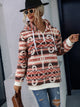Quarter-Zip Long Sleeve Hoodie Caramel