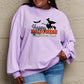 Simply Love Full Size HAPPY HALLOWEEN TRICK OR TREAT Graphic Sweatshirt