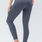 Breathable Wide Waistband Active Leggings with Pockets