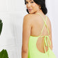 Marina West Swim High Tide One-Piece in Lemon-Lime