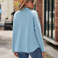 Button Up Collared Neck Long Sleeve Shirt