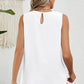 Ruched Round Neck Tank