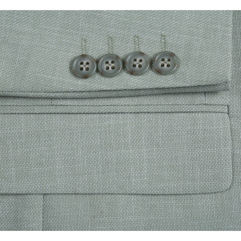 294-58 Men's New Slim Fit Blazer LIGHT GREEN L48 New Slim Fit