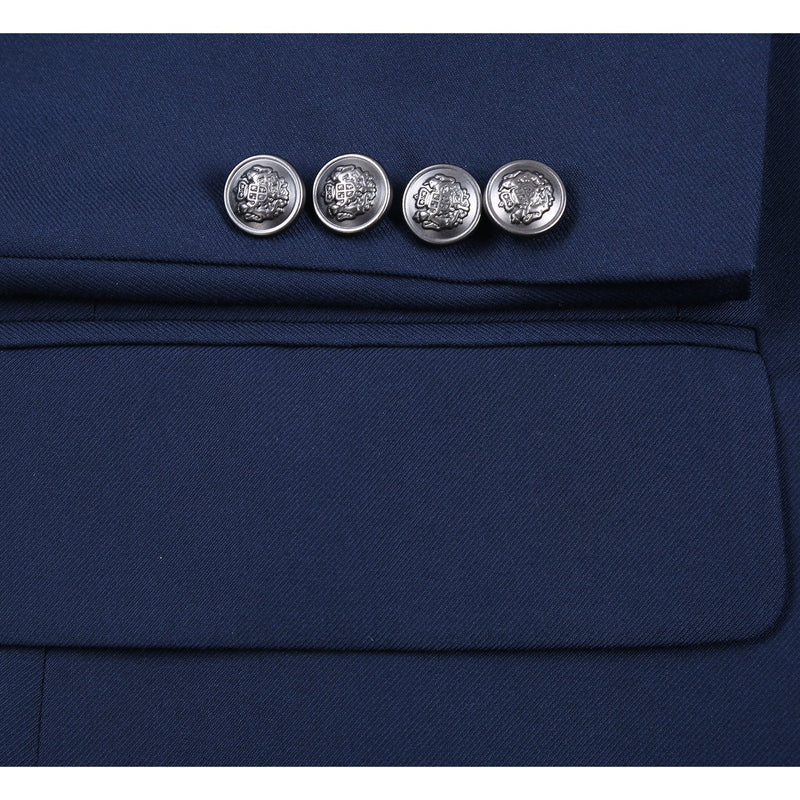 201-19 Men's Classic Fit Blazer NAVY L48 Classic Fit