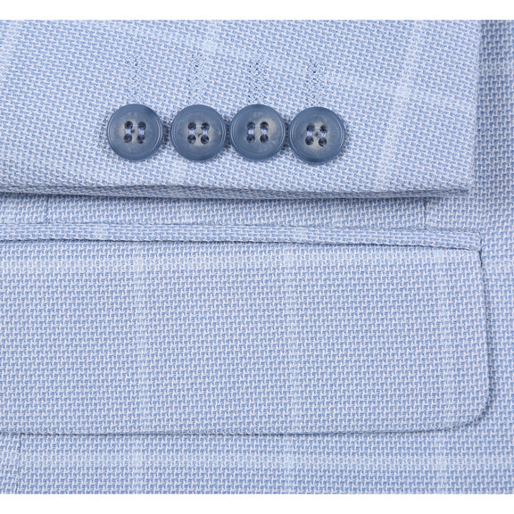 294-64 Men's Classic Fit Blazer LIGHT BLUE L48 Classic Fit