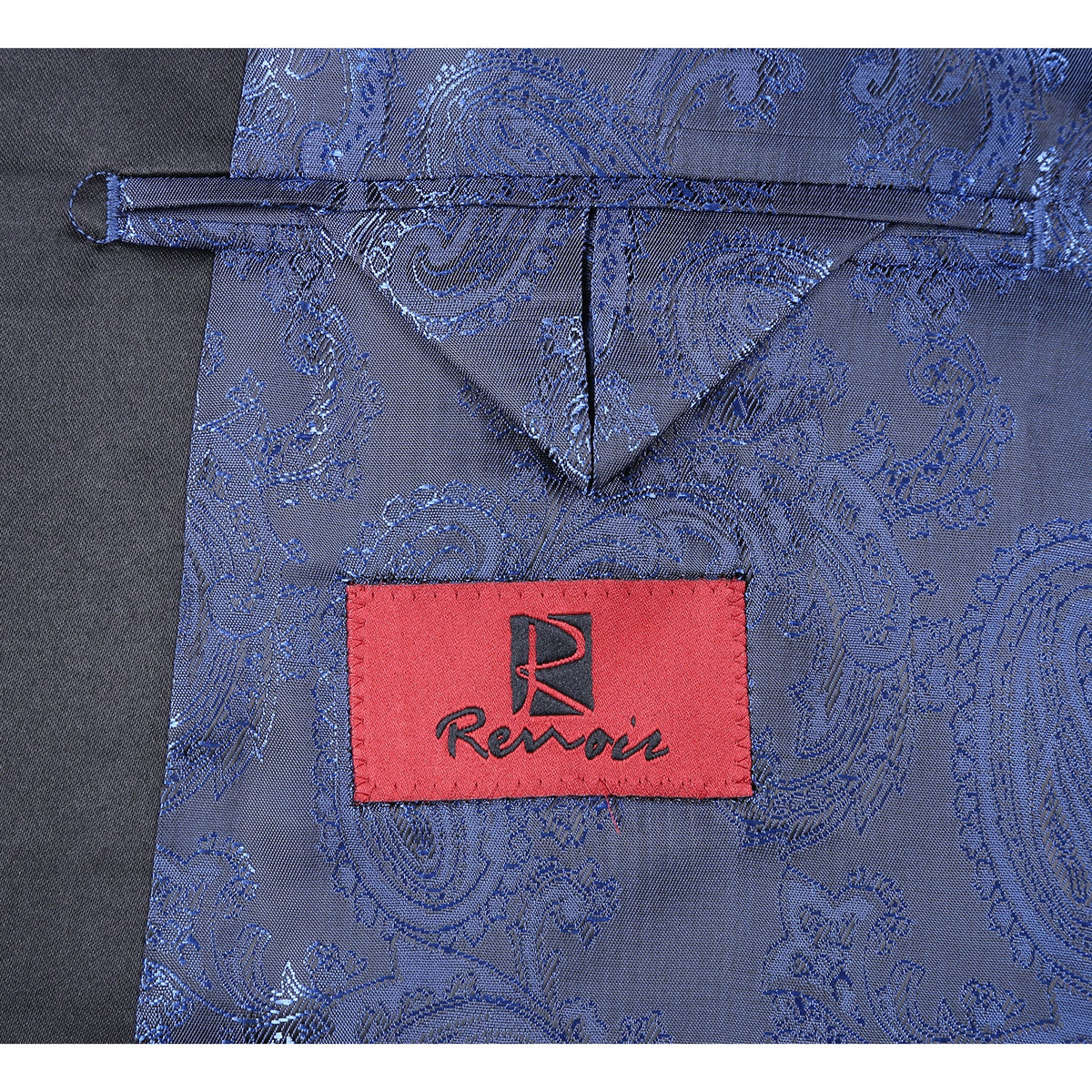 290-12 Men's New Slim Fit Tuxedo Jacket NAVY L48 New Slim Fit