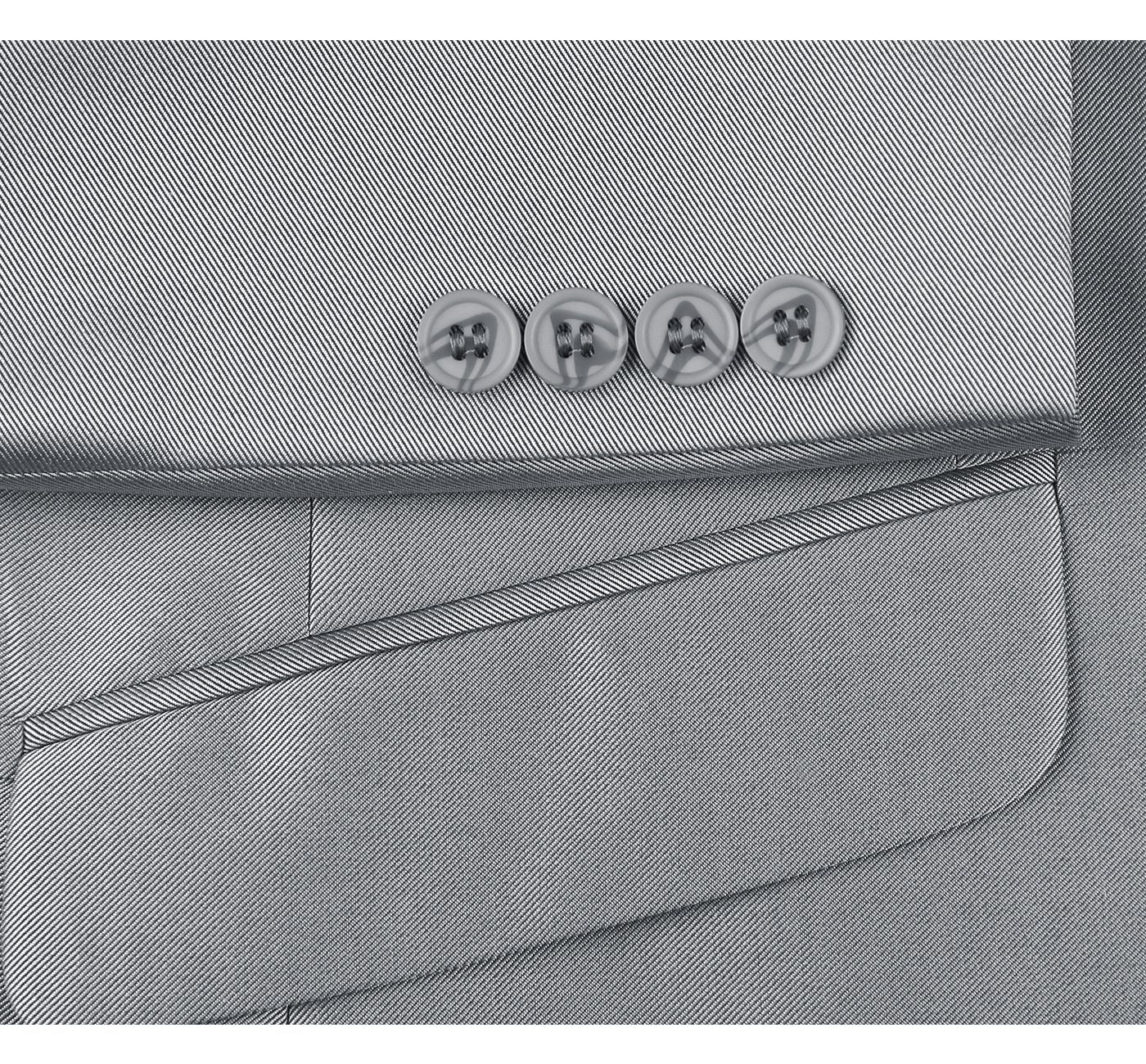 207-2 Men's Sharkskin Italian Styled Two Piece Suit