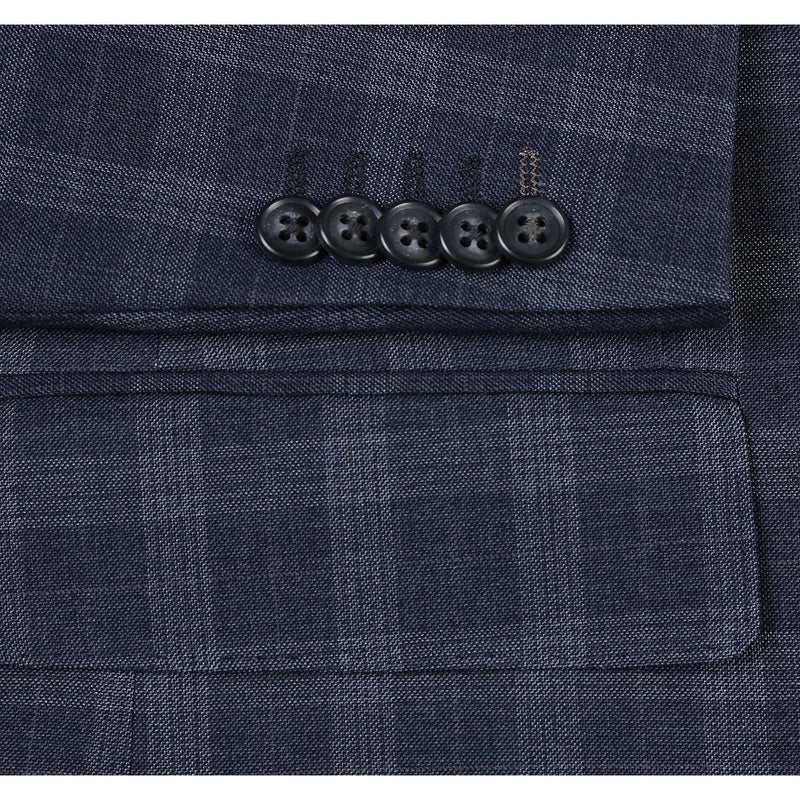 92-52-410EL Iron Gray Check Suit