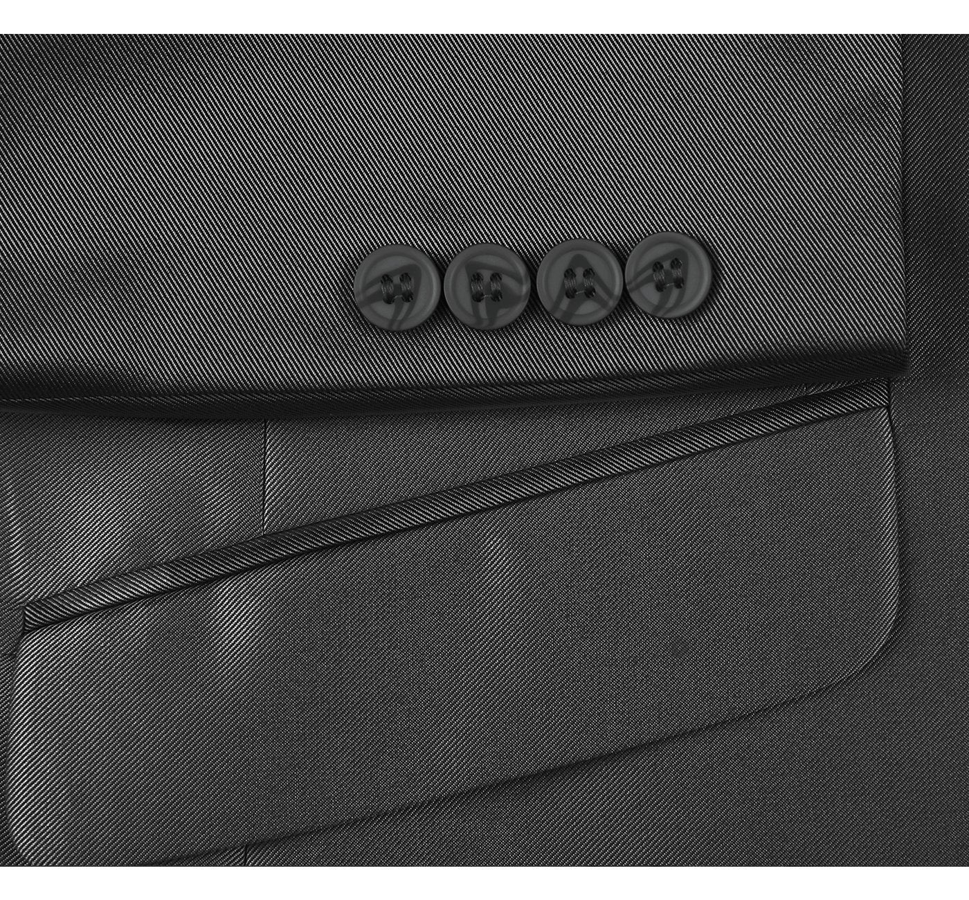 207-1 Men's Sharkskin Italian Styled Two Piece Suit