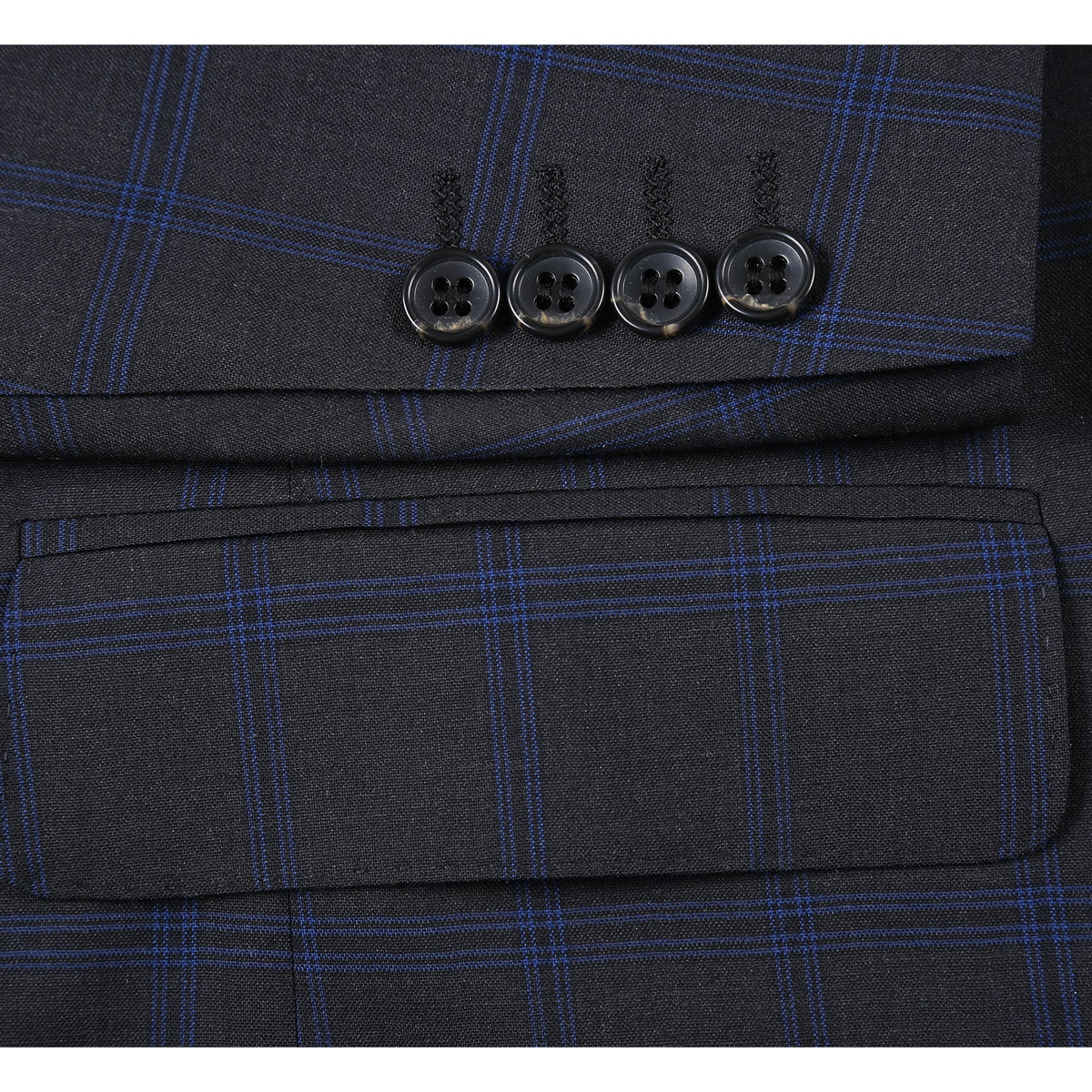 566-8 Men's New Slim Fit Wool Suits