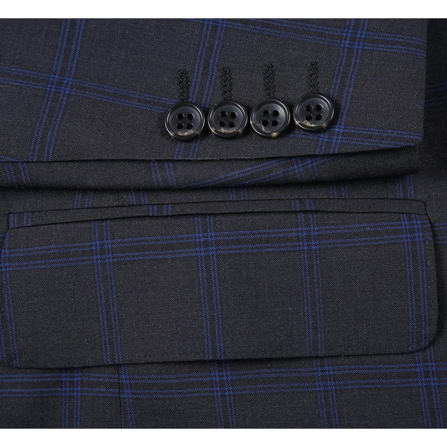 566-8 Men's New Slim Fit Wool Suits