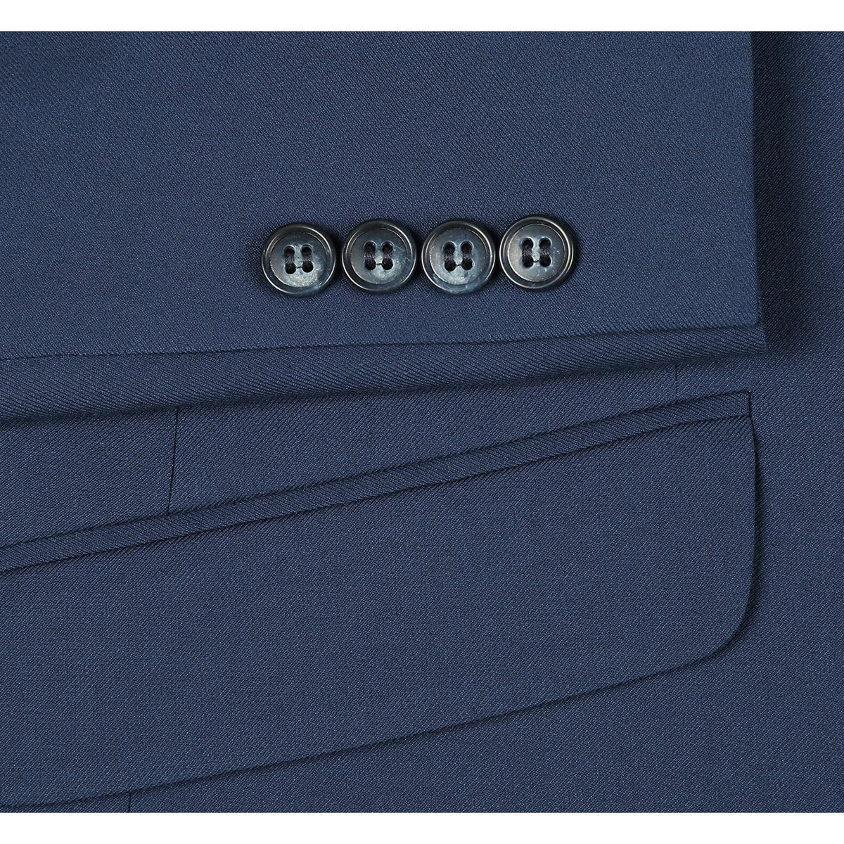 2110-19 Men's Slim Fit Solid Stretch 2-Piece Suit