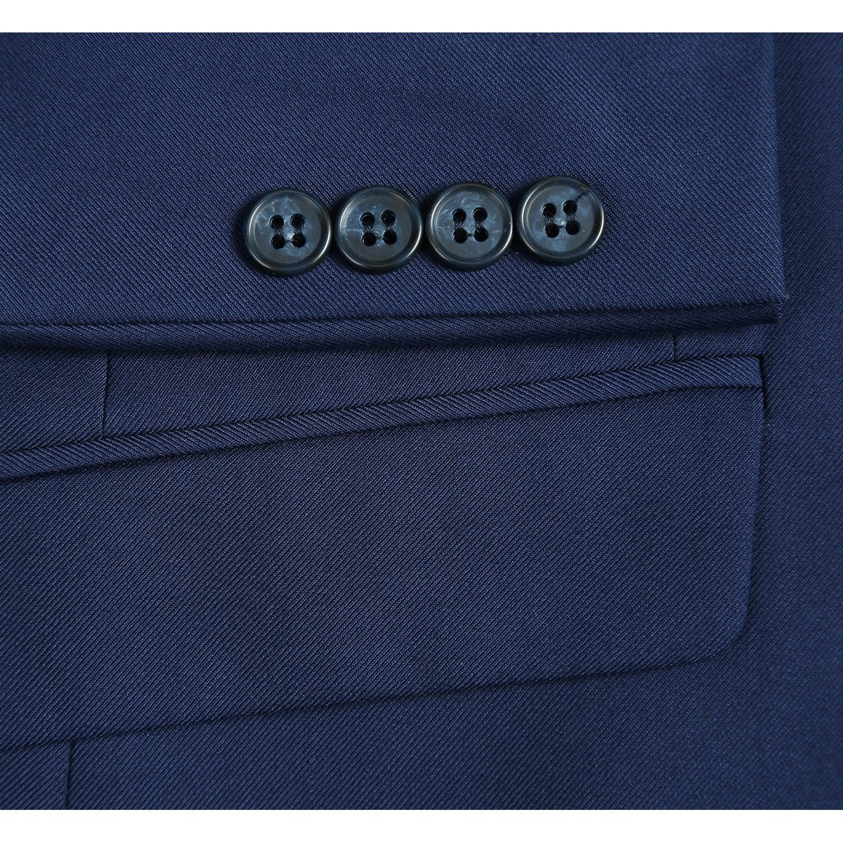 201-18 Men's 2-Piece Slim Fit Single Breasted Notch Lapel Suit