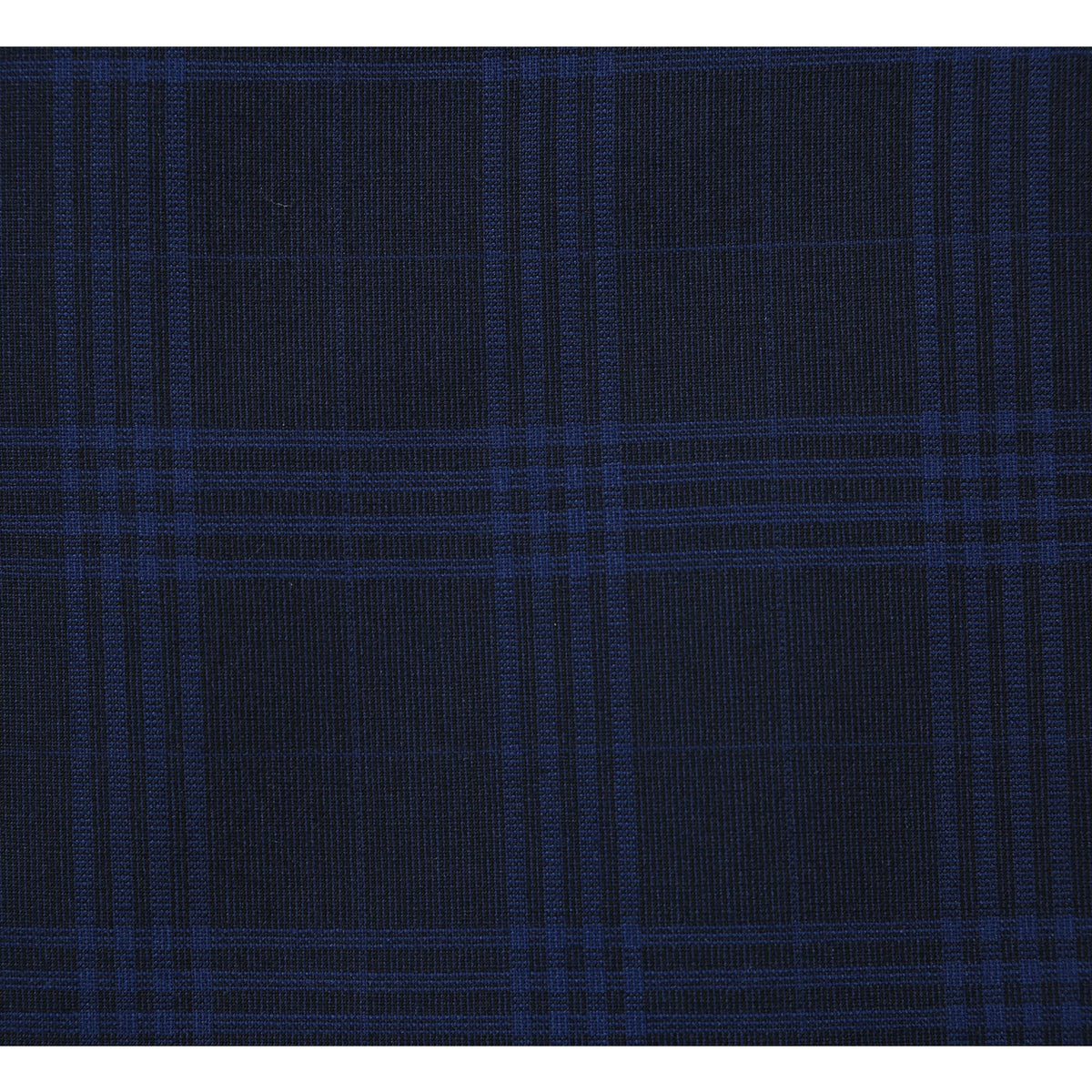 564-3 Men's Slim Fit Wool Blend Stretch Checked Suit