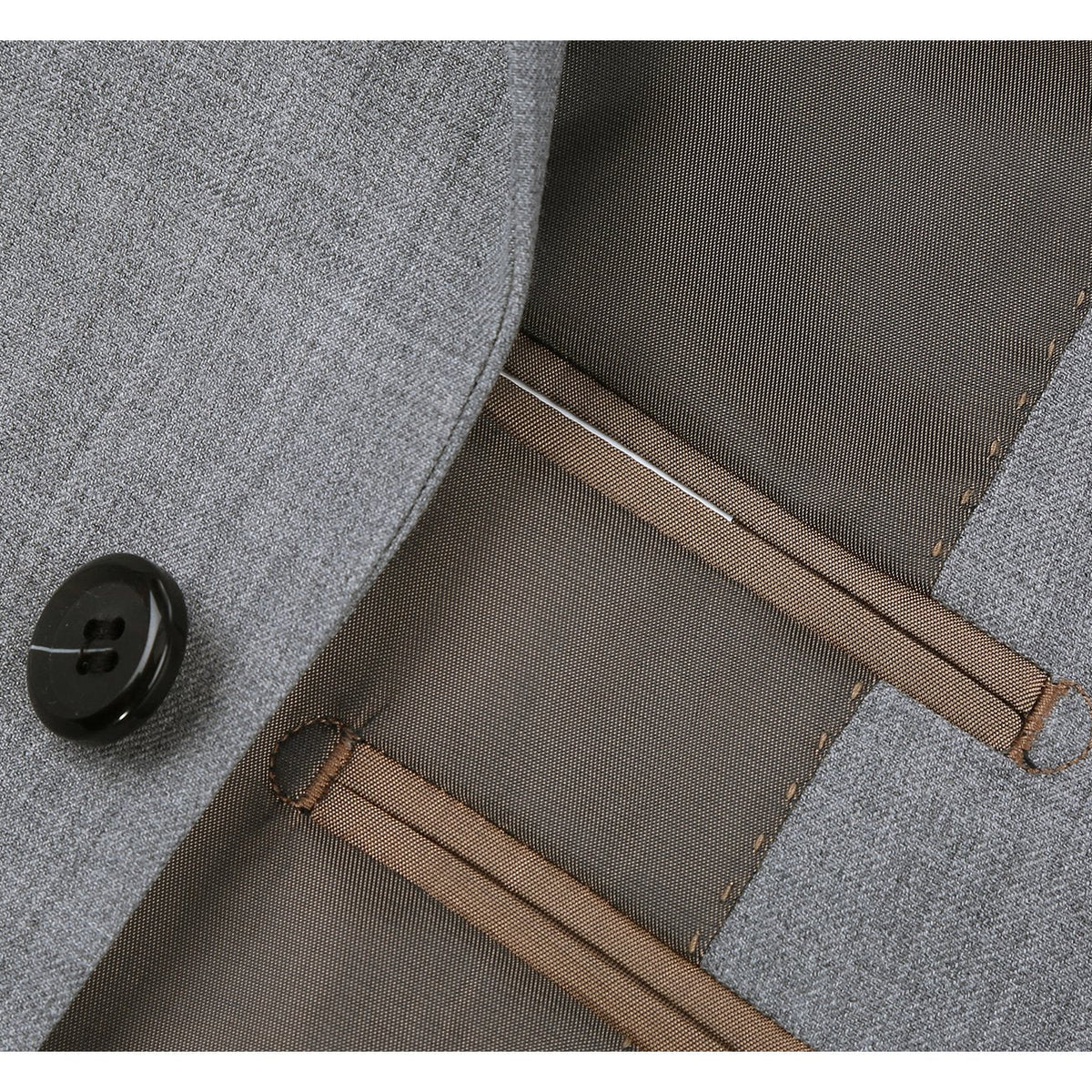 508-5 Men's 2-Piece Notch Lapel 100% Wool Suit