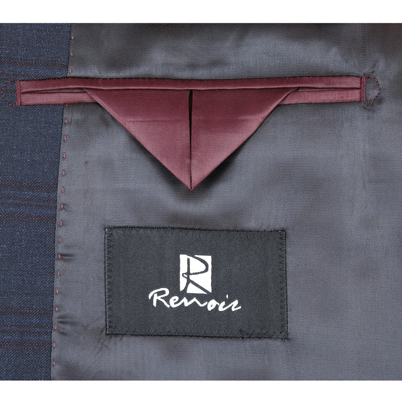 564-5 Men's New Slim Fit Wool Suit