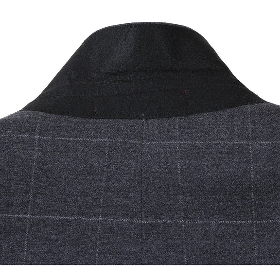 293-31 Men's New Slim Fit Checked Suits