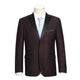 Men's Slim Fit Burgundy Tuxedo Blazer