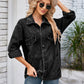 Button Up Long Sleeve Denim Jacket