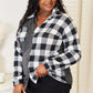 Heimish Solid Plaid Contrast Shacket