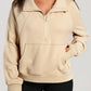 Half Zip Long Sleeve Sweatshirt