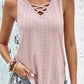 Eyelet Wide Strap Tank