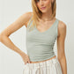 Be Cool V-Neck Wide Strap Tank