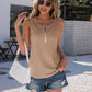 Ivy Lane Half-Zip Round Neck Tank