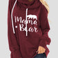 Drawstring Letter Graphic Long Sleeve Hoodie