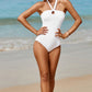 Halter Neck One-Piece Swimwear