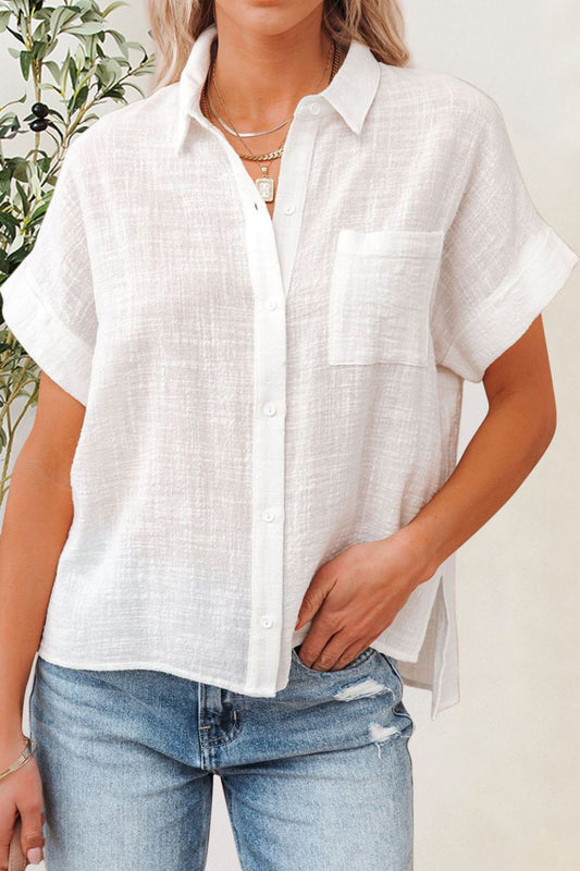 Button Up Short Sleeve Shirt