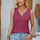 Heathered Notched Wide Strap Tank