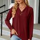 V-Neck Long Sleeve T-Shirt