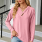 V-Neck Long Sleeve T-Shirt