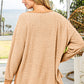 BiBi Thumb Opening Long Sleeve Top with Kangaroo Pocket