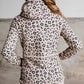 Leopard Print Long Sleeve Hoodie