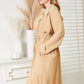 Culture Code Full Size Tied Trench Coat with Pockets