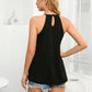 Spliced Lace Grecian Neck Tank