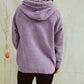 Drawstring Long Sleeve  Hooded Sweater