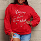 Simply Love Full Size Letter Graphic Long Sleeve Sweatshirt