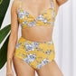 Marina West Swim Take A Dip Twist High-Rise Bikini in Mustard